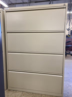 OfficeSource Metal 4-Drawer Lateral File, Like New