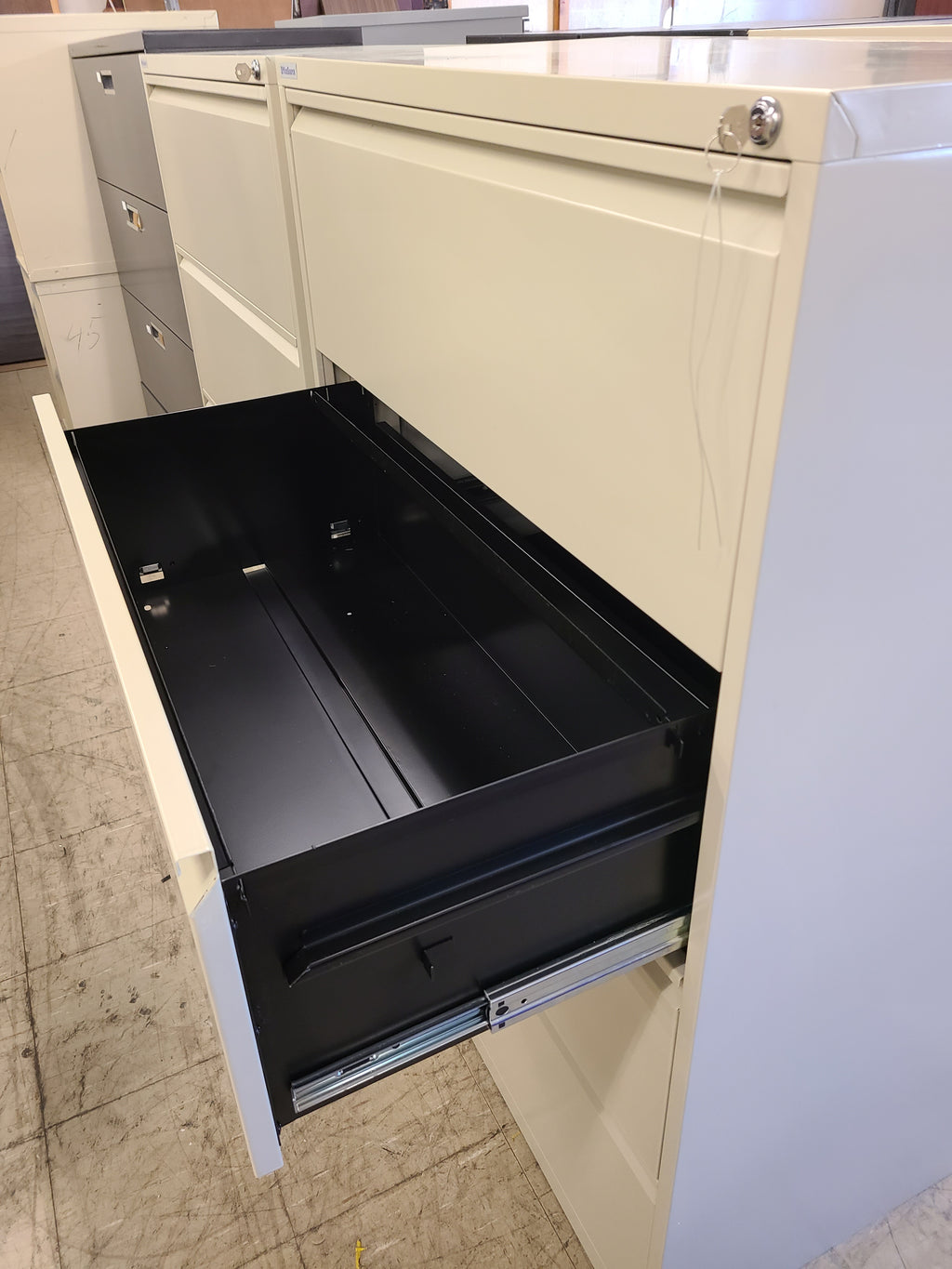 OfficeSource Metal 4-Drawer Lateral File, Like New