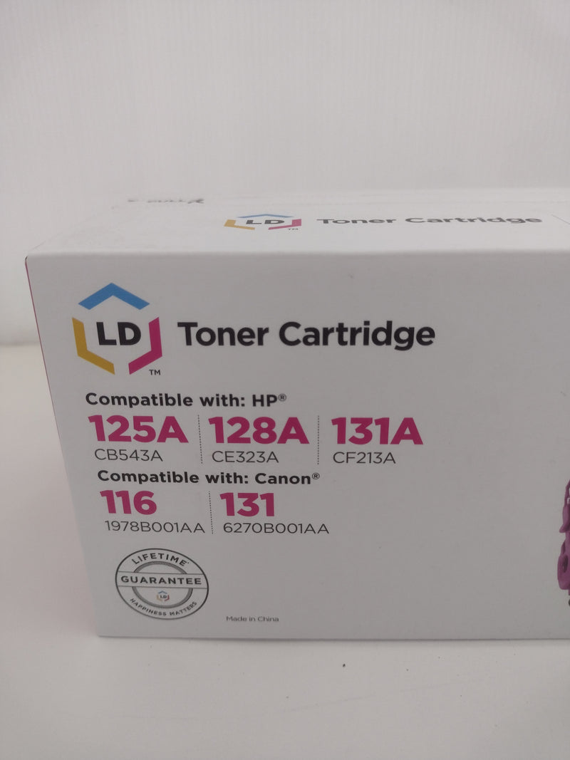 LD Magenta Toner Cartridge (UNIVCF213A) Compatible with HP and Canon Printers