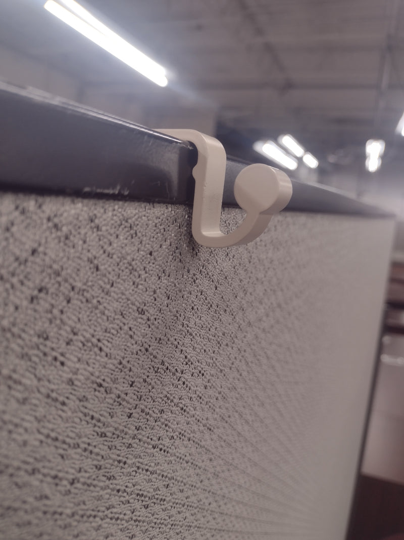 Generic Cubicle Hanger/Hook for ~2" Thick Cubicle Panels