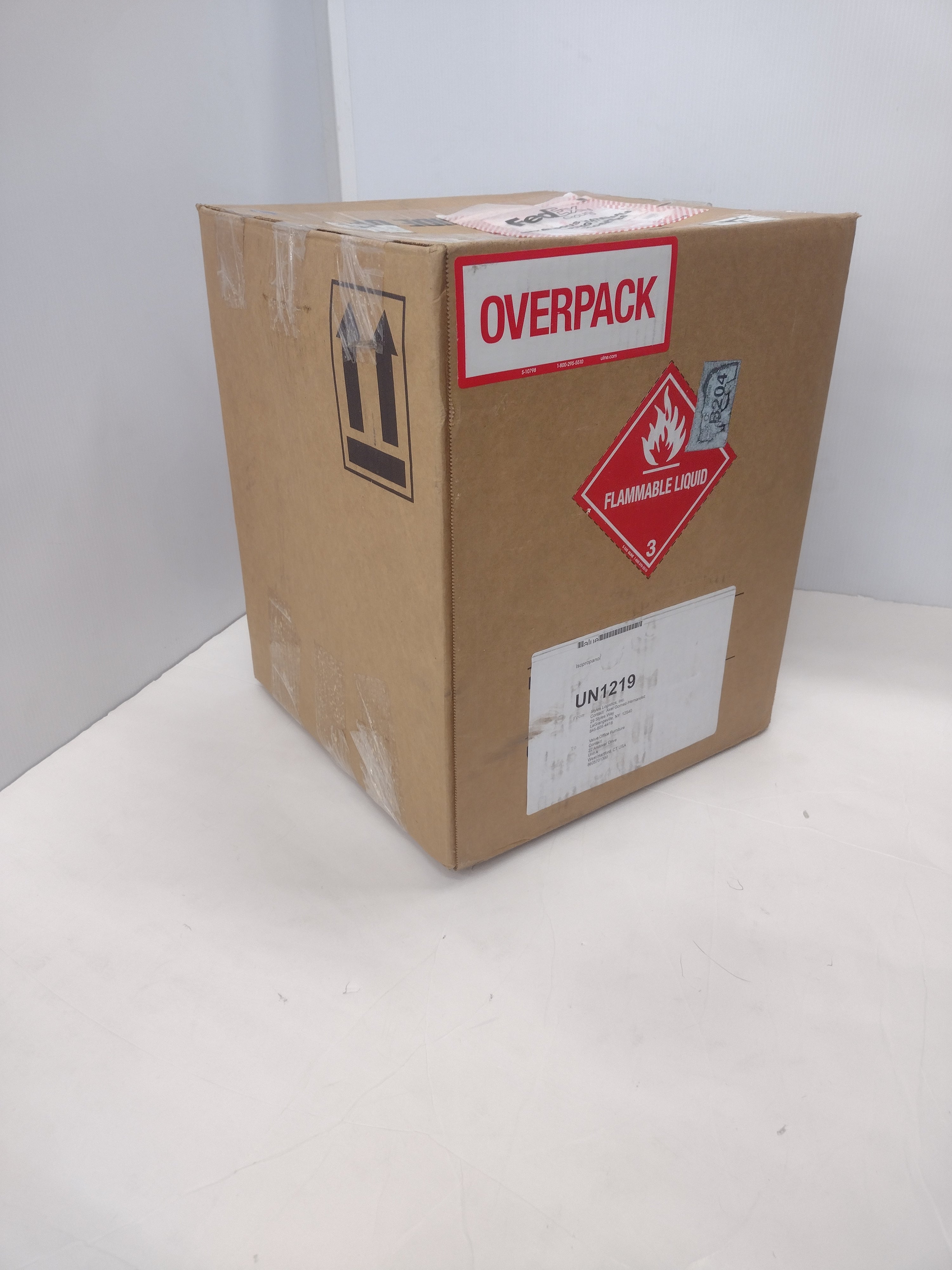 Univar Solutions UN1219 (16056242) Grade A 99% Isopropanol (5 gal) - NEW