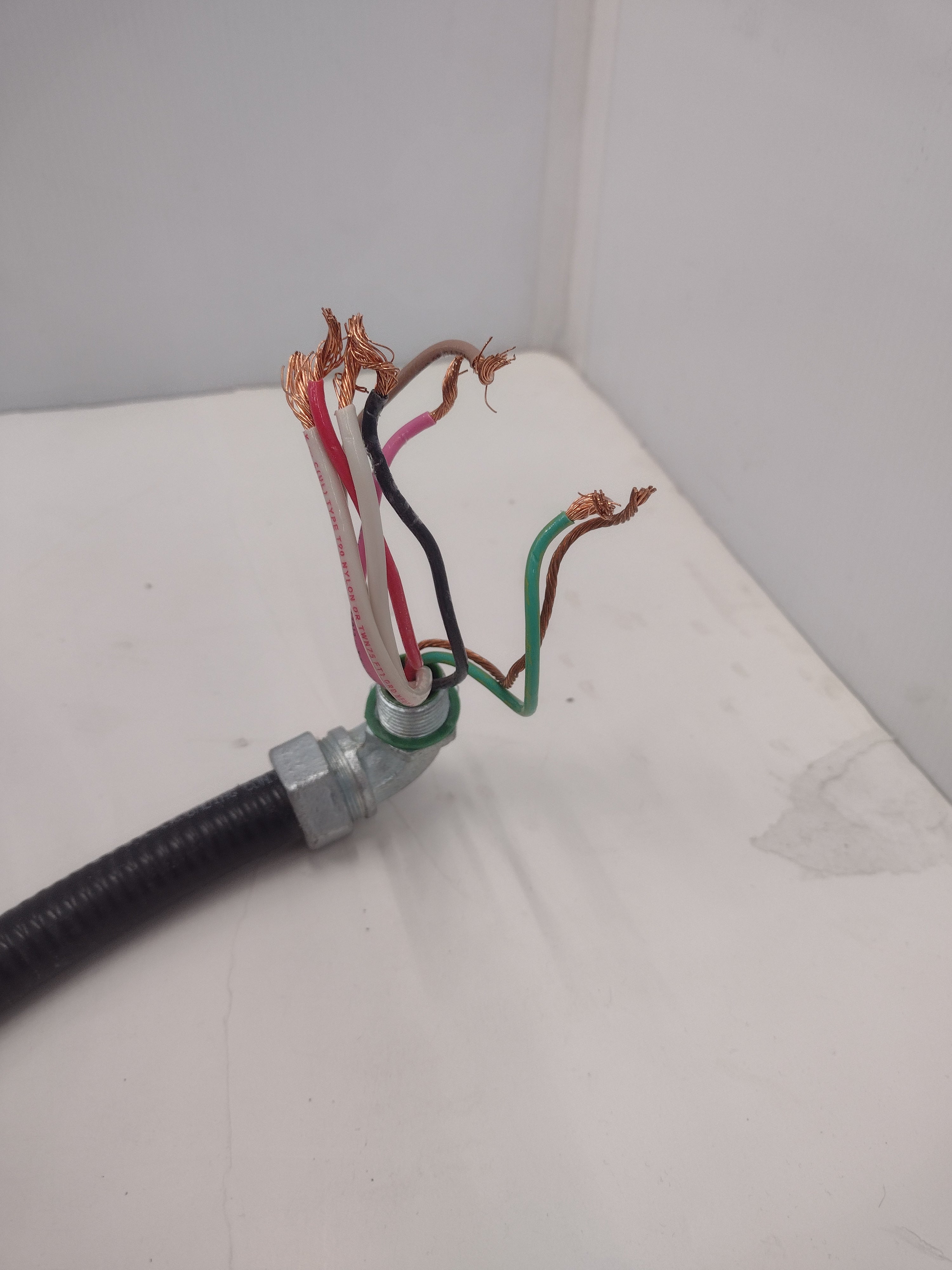 Evolve 72" AVE8FR1 Power Base Entry/Feed/Whip for Evolve Furniture Systems