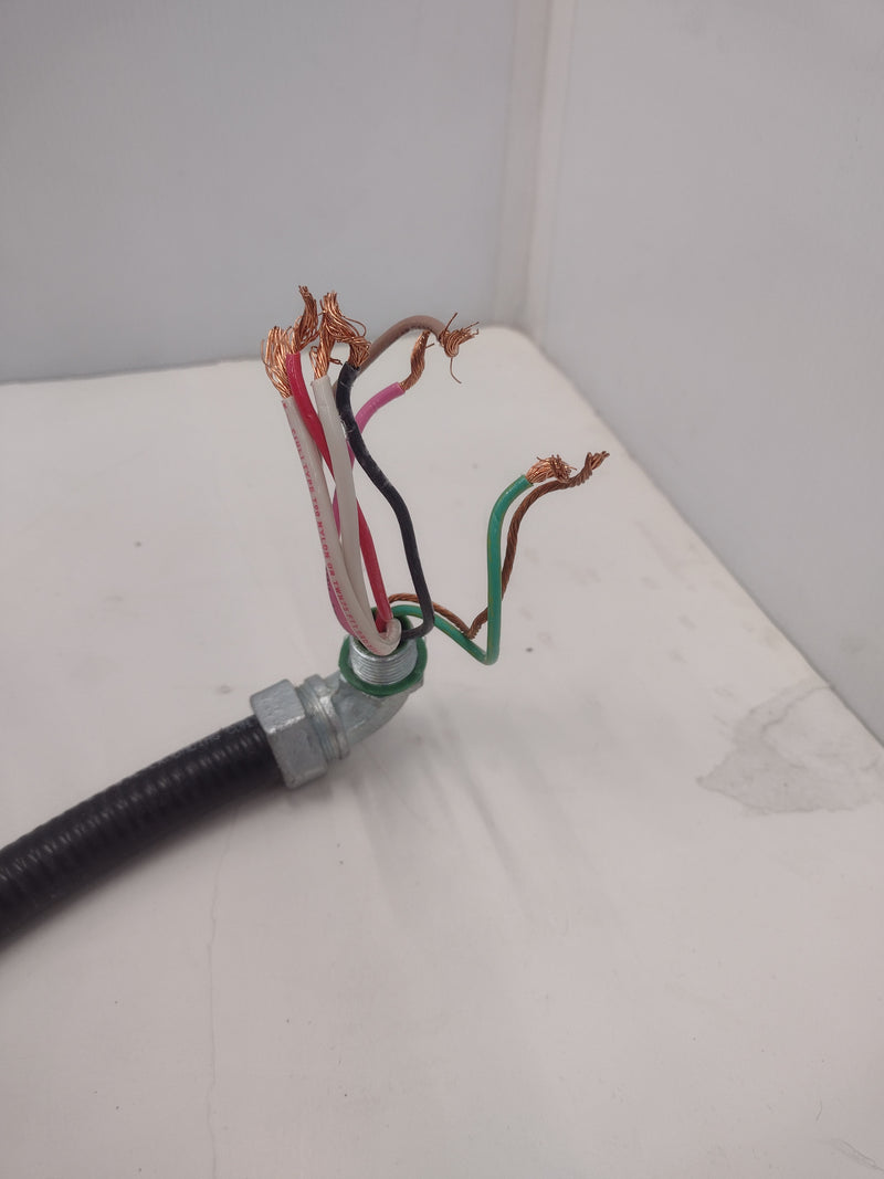 Evolve 72" AVE8FR1 Power Base Entry/Feed/Whip for Evolve Furniture Systems