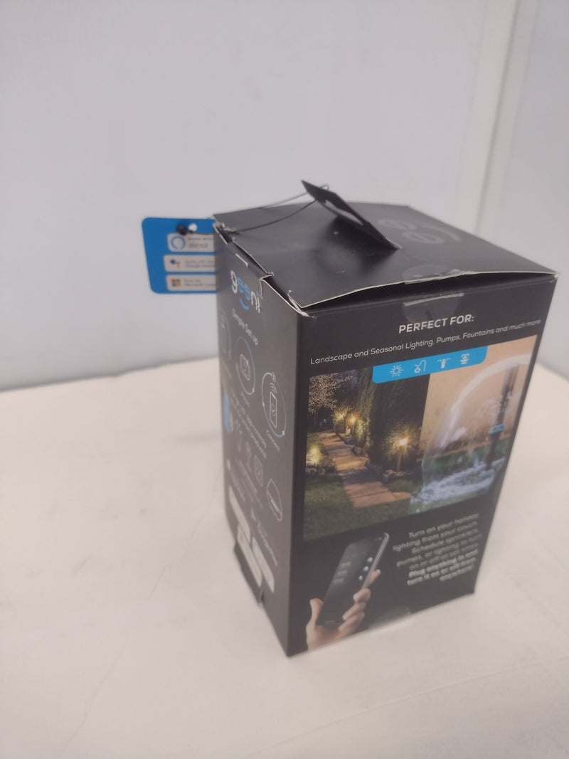 Geeni GN-OW101-101 Outdoor Smart Wi-Fi Voice-Controlled Plug 15A 125V 1875W
