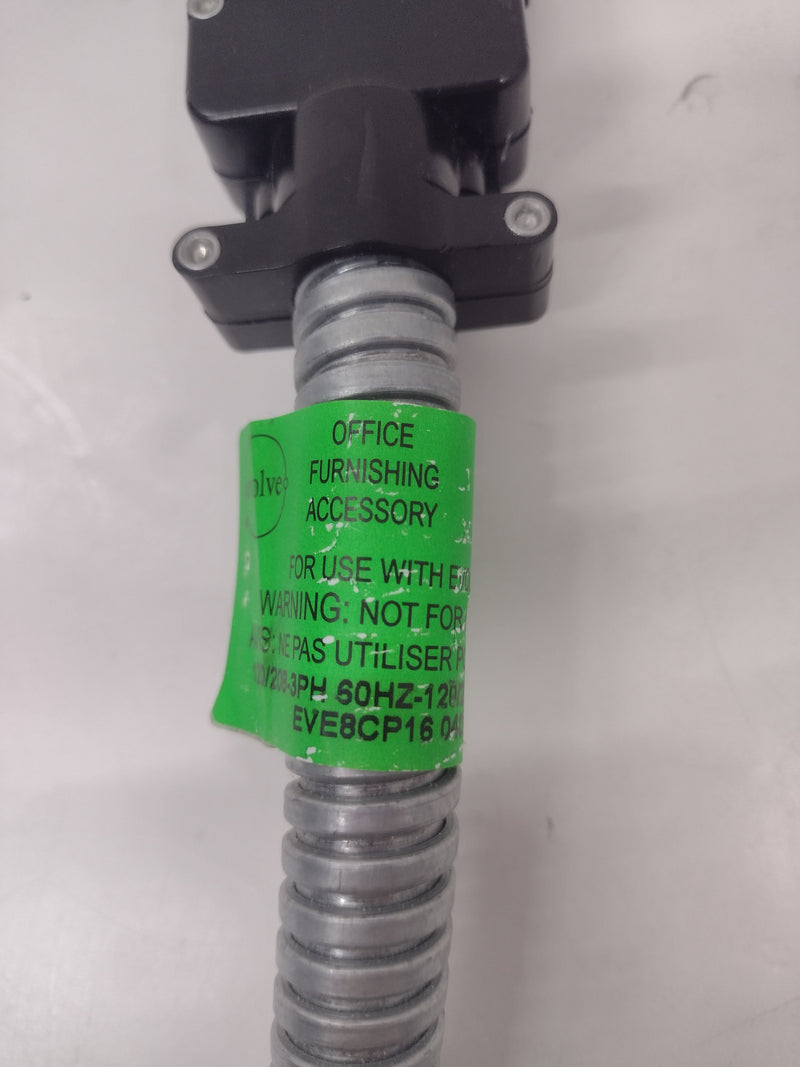 Evolve 16" EVE8CP16 Power ("Jumper") Cable/Connector for Cubicle Panels