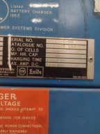 Exide NPC (6-1-432) 12 Volt 6 Cell 1 Phase Forklift Battery Charger (w/pallet)