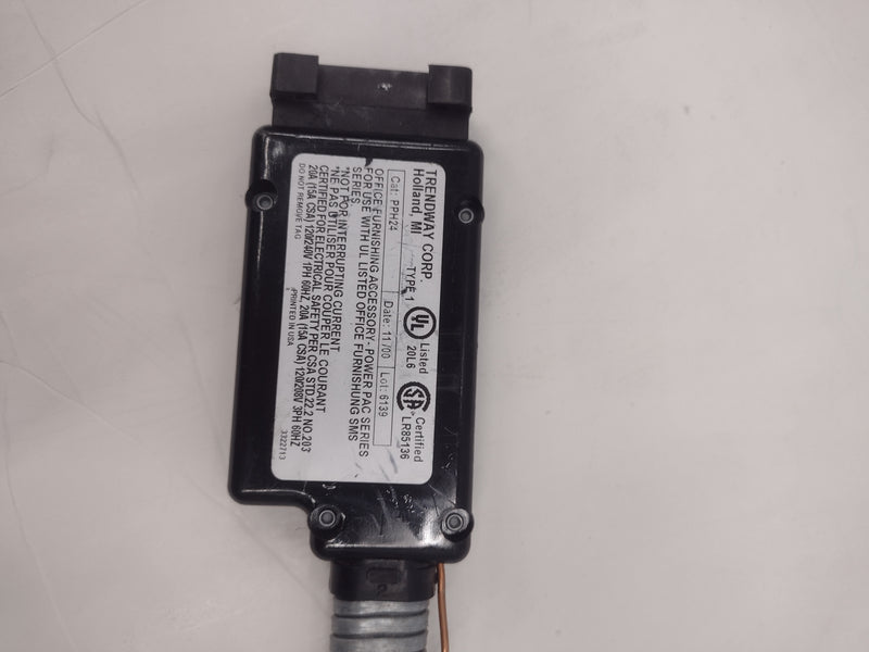Trendway PPH24 Power Pac Connector/Extension Harness for SMS Series Cubicles