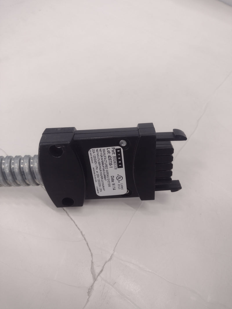 Byrne 30" BE52463-3-30 Wiring System/Power Cable for Cubicles