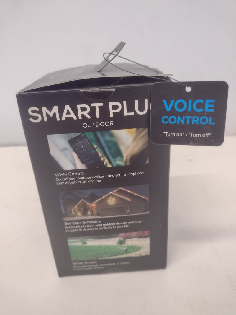 Geeni GN-OW101-101 Outdoor Smart Wi-Fi Voice-Controlled Plug 15A 125V 1875W