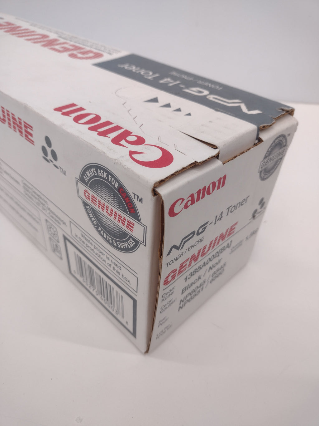 Canon Genuine NPG-14 Black Toner (1385A002[BA]) for NP 6045/6545/6551/6560