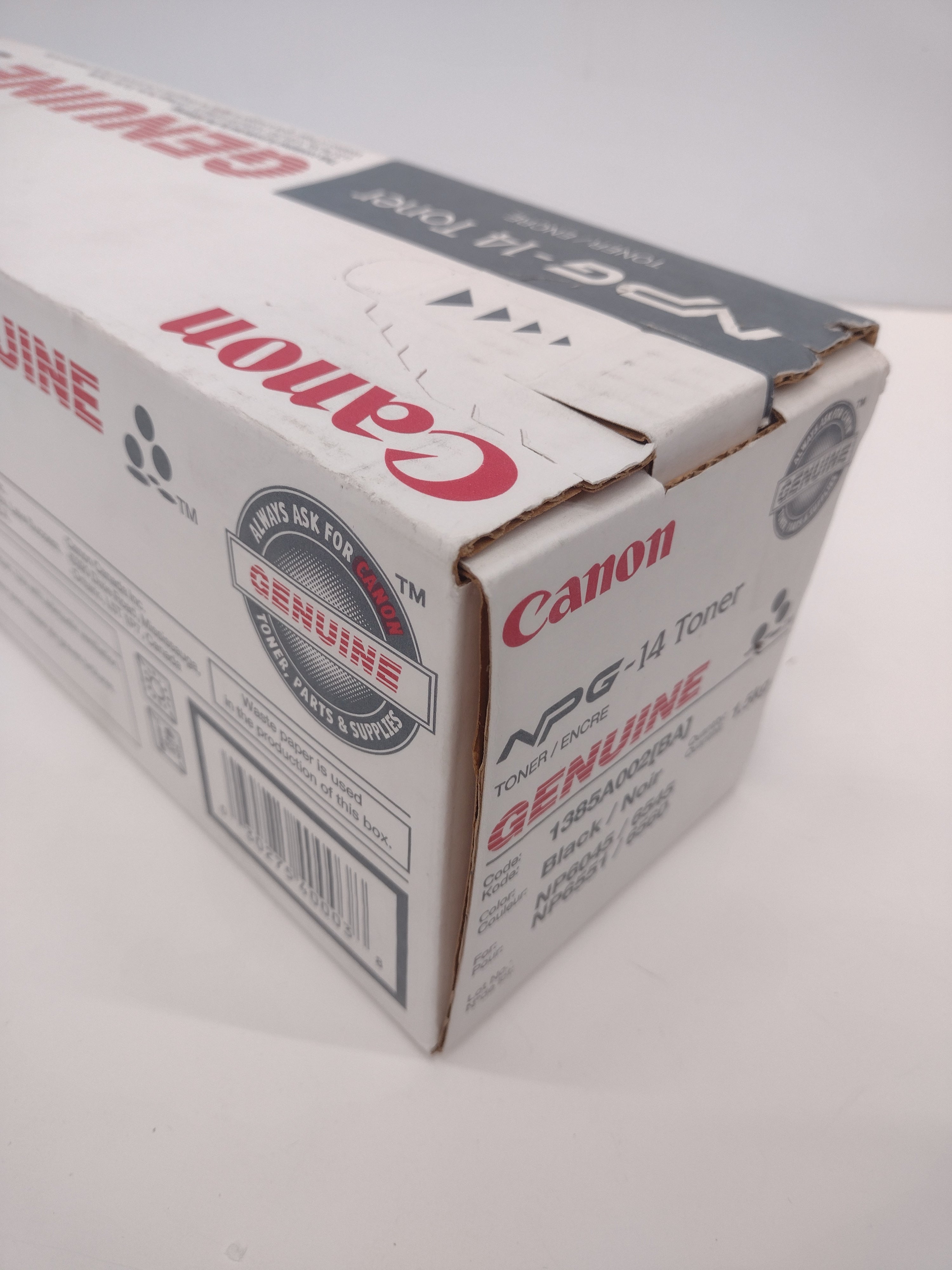 Canon Genuine NPG-14 Black Toner (1385A002[BA]) for NP 6045/6545/6551/6560