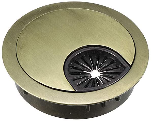 Fancy Metal Desktop Wire Management Ports (Grommets)