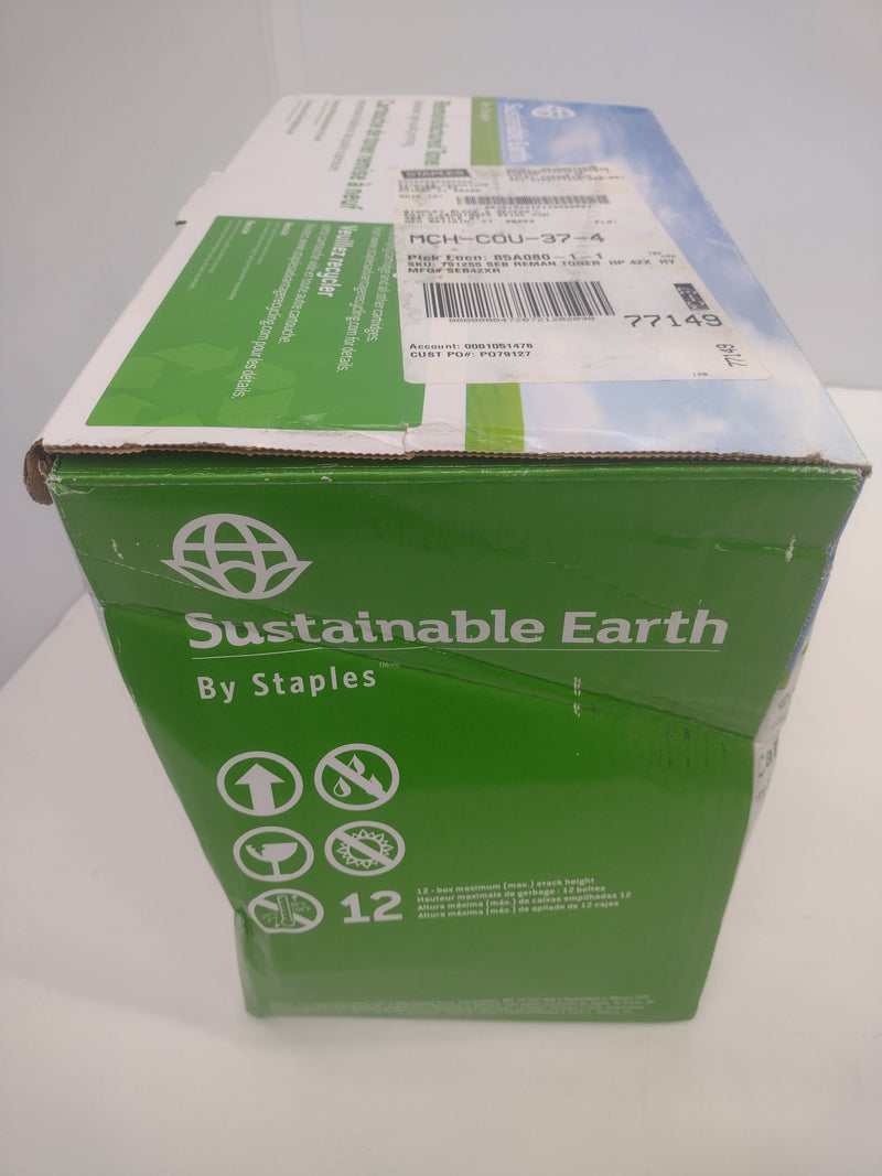 Staples Sustainable Earth SEB42XR Remanufactured Toner Cartridge for HP Q5942X