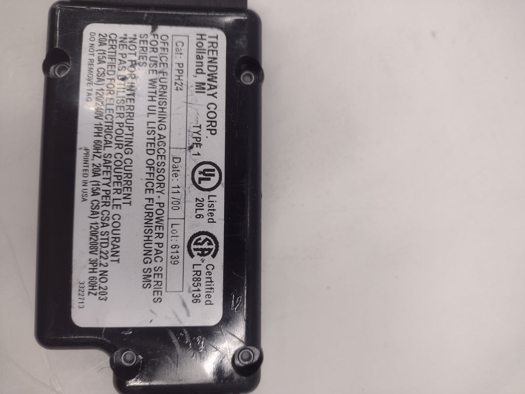 Trendway PPH24 Power Pac Connector/Extension Harness for SMS Series Cubicles