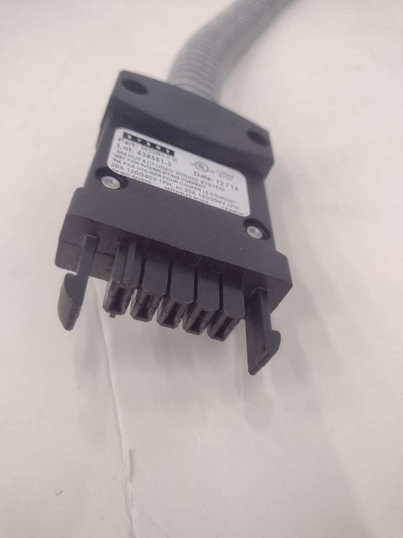 Byrne 18" BE52463-3-18 Wiring System/Power Cable for Cubicles