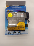 Set of 2 G&G Black and Yellow (NP-B-0061) Ink Cartridges for Brother Printers