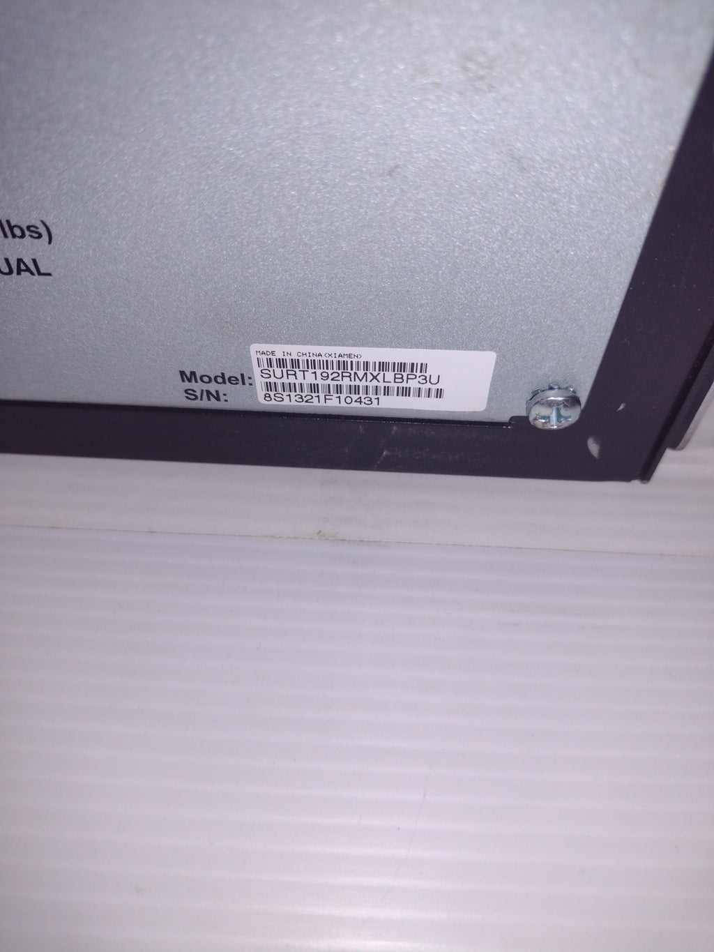 APC Smart-UPS SURT192RMXLBP3U Rack-Mountable 192V Battery Pack (No Batteries)