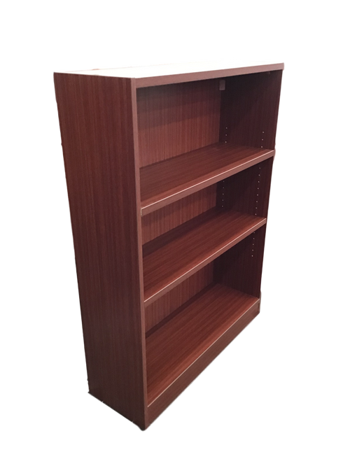 Candex 3-Shelf Mahogany Bookcase 48"(H)