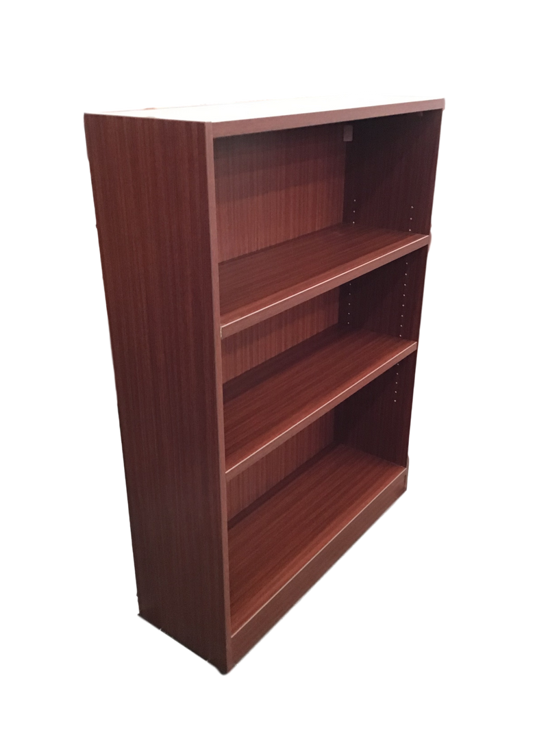 Candex 3-Shelf Mahogany Bookcase 48"(H)