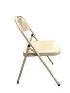 Pre-Owned Beige Metal Folding Chair