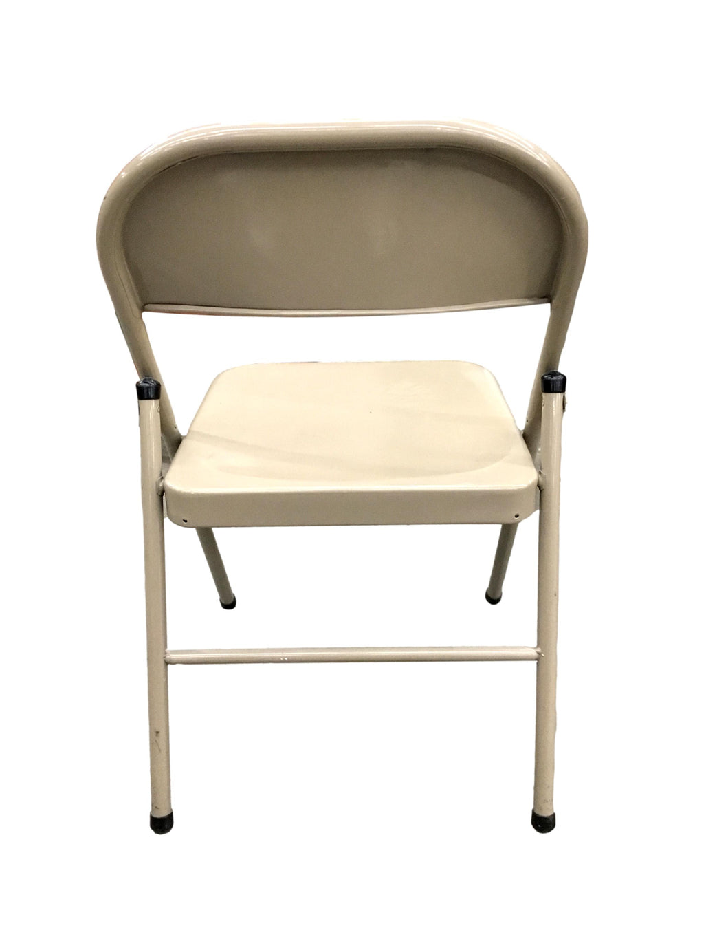 Pre-Owned Beige Metal Folding Chair