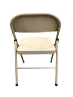 Pre-Owned Beige Metal Folding Chair
