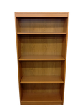 Pre-Owned 4-Shelf Oak Laminate Bookcase - 6' Tall