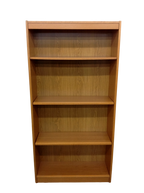 Pre-Owned 4-Shelf Oak Laminate Bookcase - 6' Tall