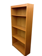 Pre-Owned 4-Shelf Oak Laminate Bookcase - 6' Tall