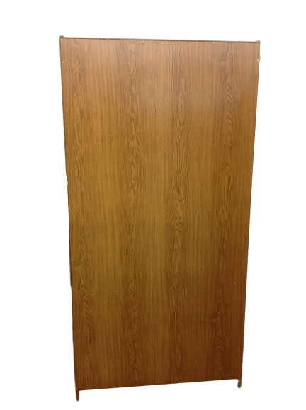 Pre-Owned 4-Shelf Oak Laminate Bookcase - 6' Tall