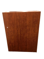 Candex Cherry Bookcase With 3 Adjustable Shelves - 12"(D) x 36"(W) x 48"(H)