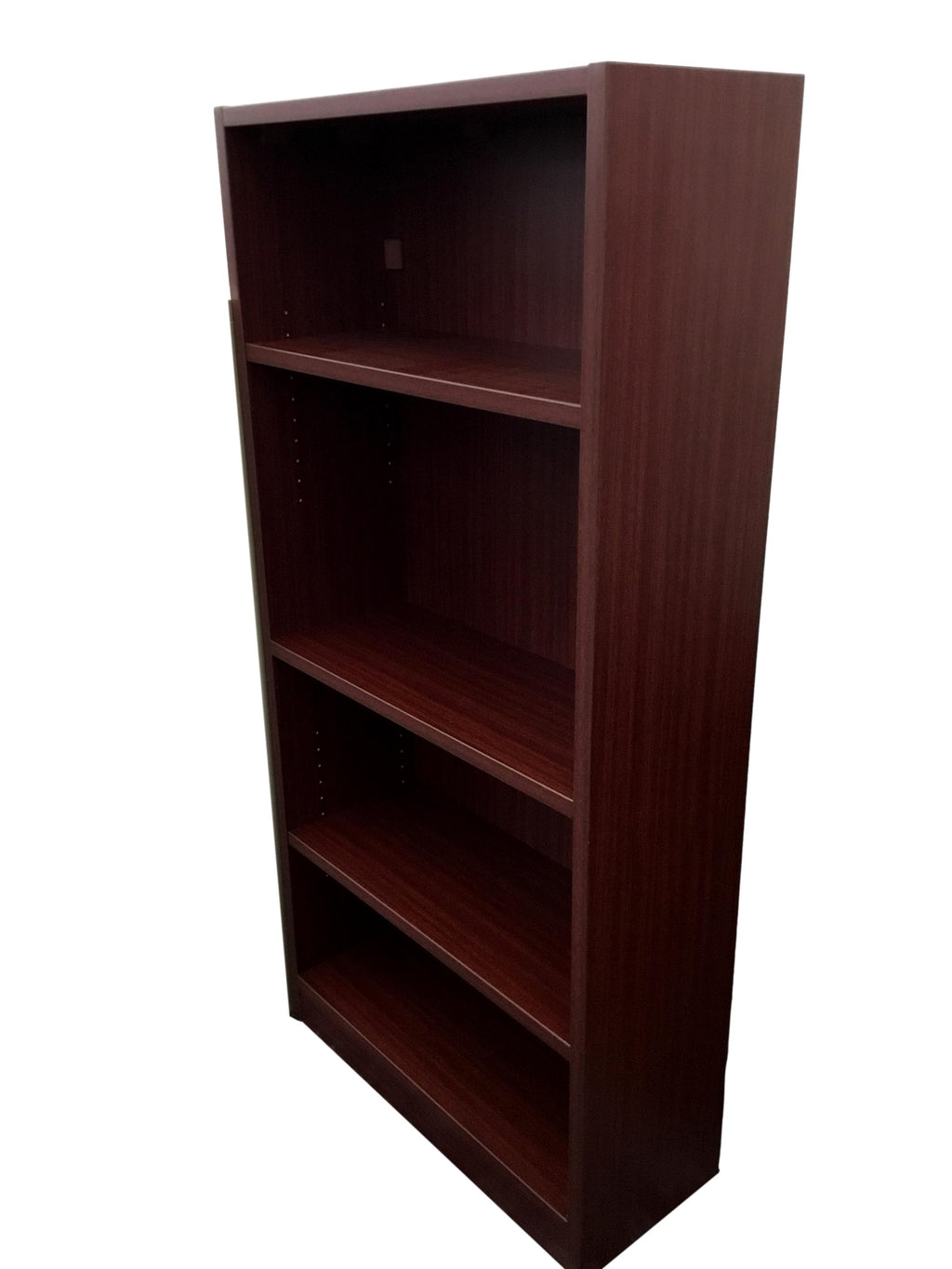 Candex - Mahogany 4 Adjustable Shelves Bookcase - 30"(W) x 61"(H) x 12"(D)