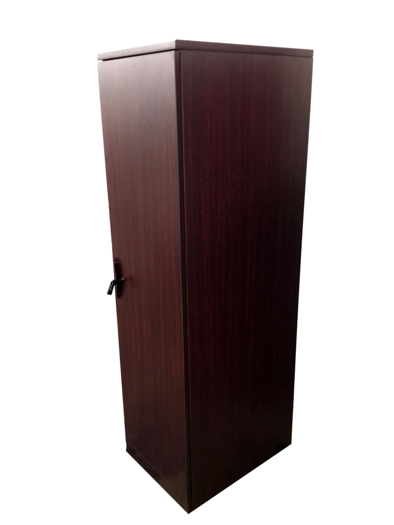 OfficeSource Storage & Wardrobe Cabinets Personal Unit - Mahogany Laminate
