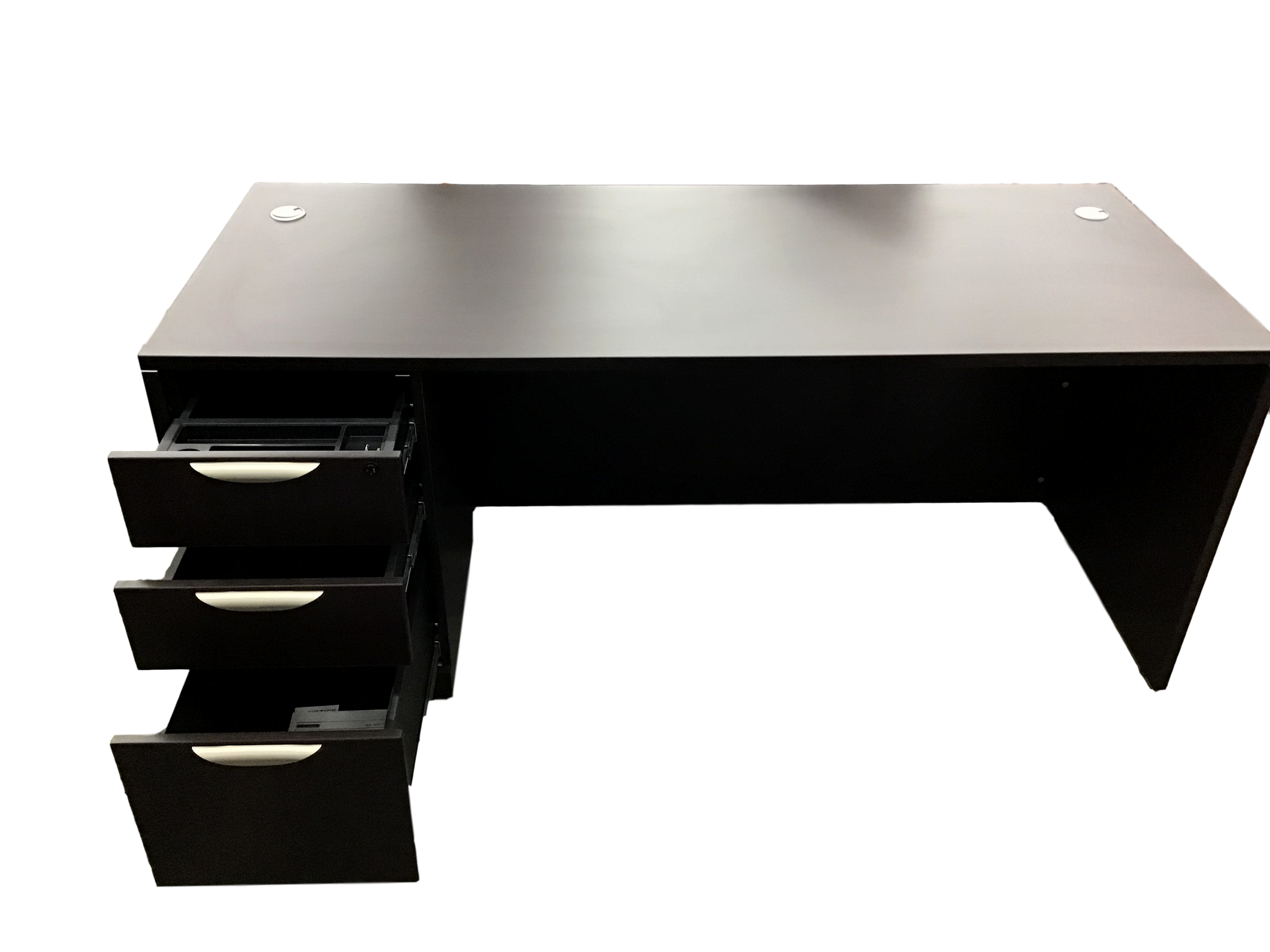 Office Source Laminate Espresso Desk 30" x 71"