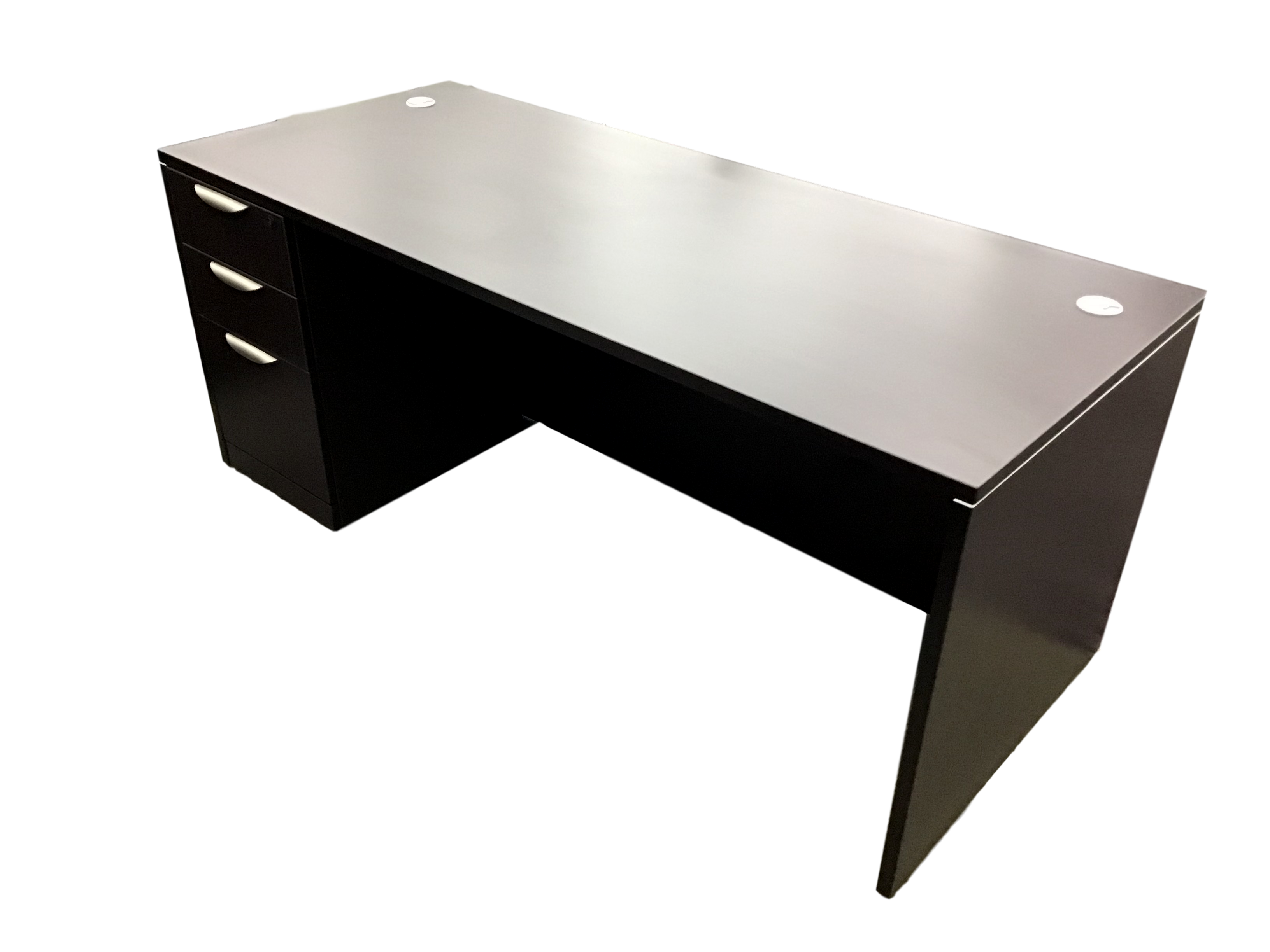 Office Source Laminate Espresso Desk 30" x 71"
