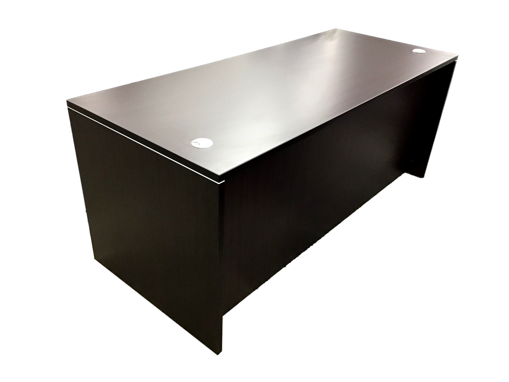 Office Source Laminate Espresso Desk 30" x 71"