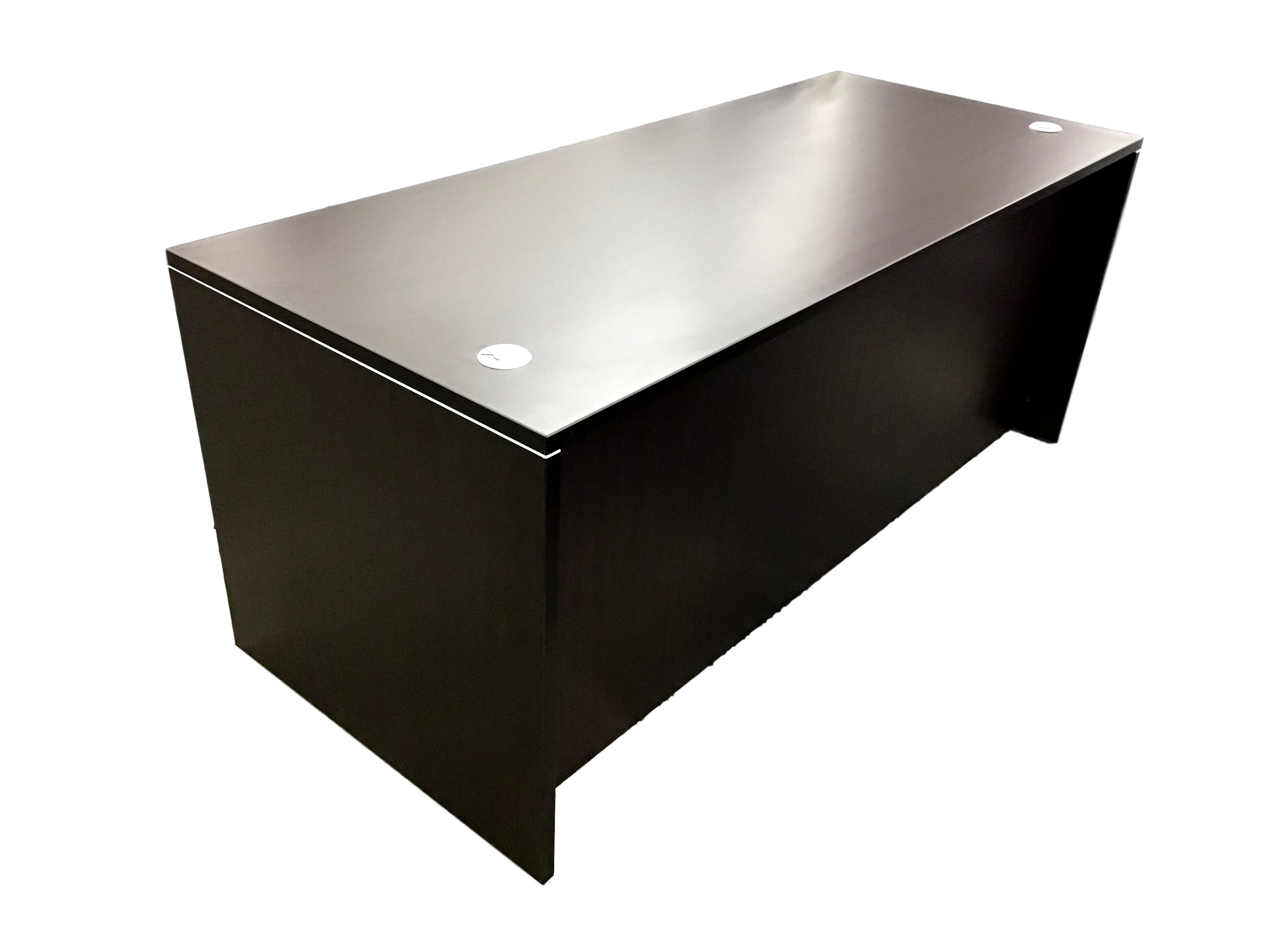 Office Source Laminate Espresso Desk 30" x 71"
