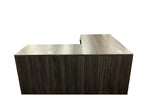 Office Source Coastal Gray L-Shape Desk Pedestal File - 60" x 72"