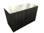 Office Source Coastal Gray Desk with 3 Drawers - 24" x 47"
