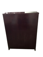 Rudnick Mahogany Veneer Bookcase 3 Shelf - 36.0"(W) x 13.0"(D) x 48.5"(H)