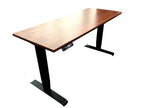 New - Deluxe Sit-Stand Desk - 4 Sizes, Base in 3 colors, Tops in 7 Finishes, 15-Year Warranty