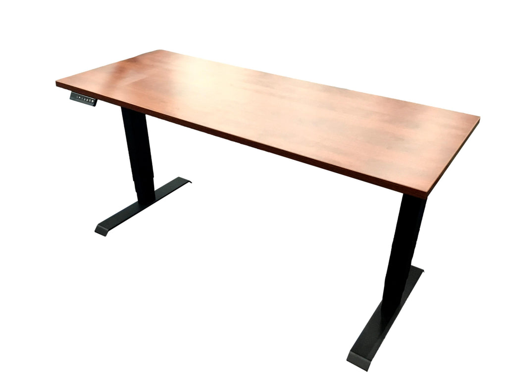 New - Deluxe Sit-Stand Desk - 4 Sizes, Base in 3 colors, Tops in 7 Finishes, 15-Year Warranty
