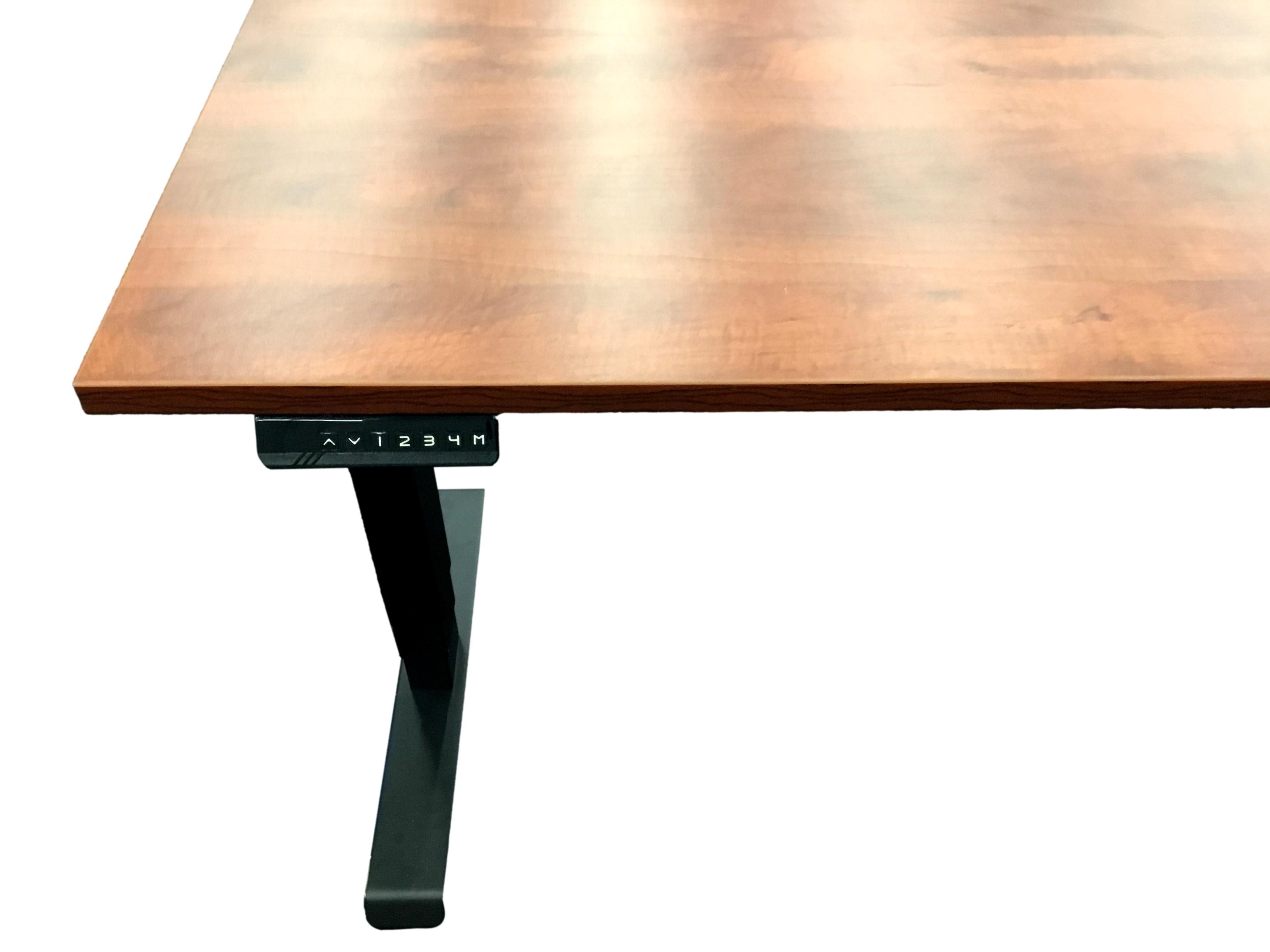 New - Deluxe Sit-Stand Desk - 4 Sizes, Base in 3 colors, Tops in 7 Finishes, 15-Year Warranty