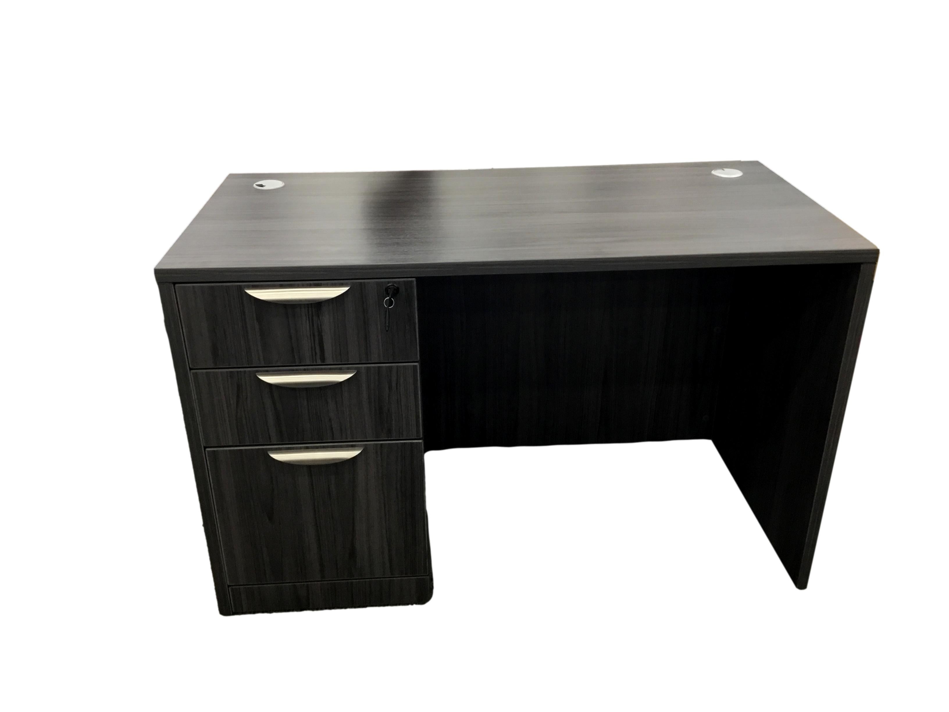 NEW - Small OfficeSource Desk in 8 Finishes with Choice of Drawers - 24" x 47"