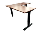 New - L-Shaped Deluxe Commercial Quality Sit Stand Desk 72" x 66"