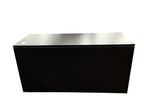 Office Source Espresso Credenza With Two Espresso Hanging Pedestals - 24" x 60"