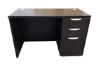 NEW - Small OfficeSource Desk in 8 Finishes with Choice of Drawers - 24" x 47"
