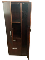 Pre-owned Kimball Cherry Veneer Wardrobe/File Unit