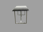 Office Source Variant Collection Rectangular Black Glass Top w/ Euro Style Base
