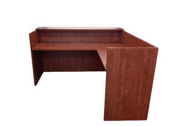 Office Source Reception Desk in Cherry